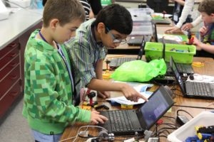 Kids Looking at Laptop